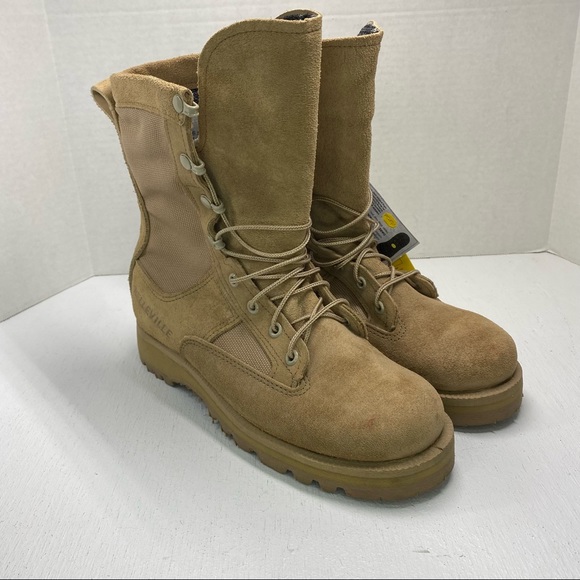Belleville Military Army Boots Sz 6.5R Desert 3 Layer Temperate Weather Goretex. - Picture 3 of 9